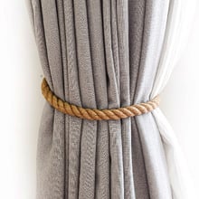 Twist Rope Jute Curtain Tieback